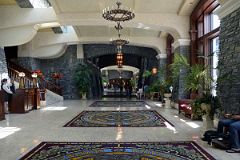 18A Banff Springs Hotel Entrance Reception Lobby With Grand Staircase On Left